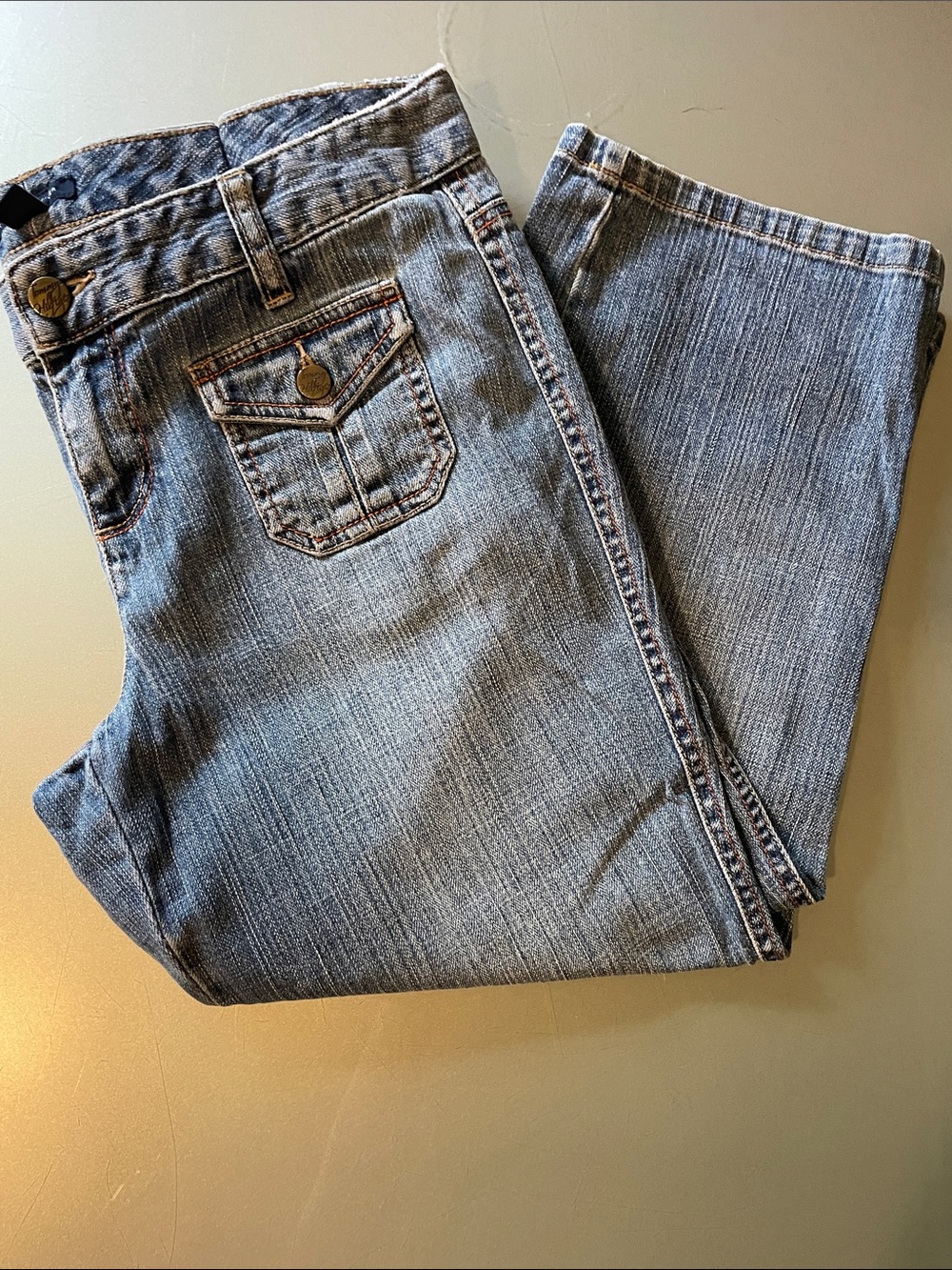 Tommy Hilfiger Light Blue Denim Capris | 10